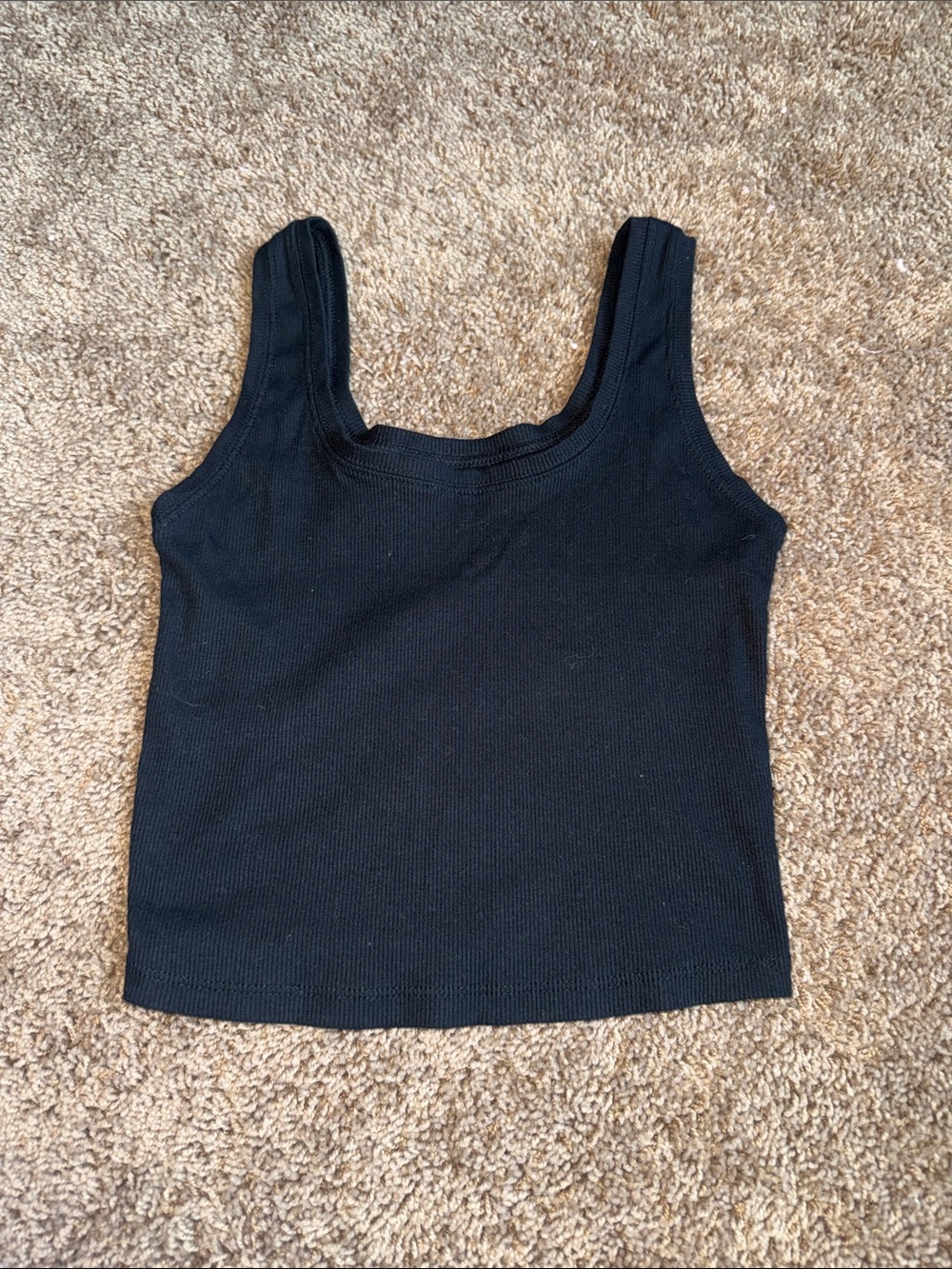 Wild Fable ribbed black tank top